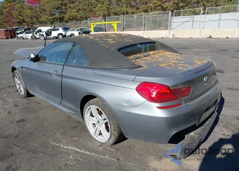 2015 BMW M6 из США, поврежденный, VIN WBSLZ9C57FD651313